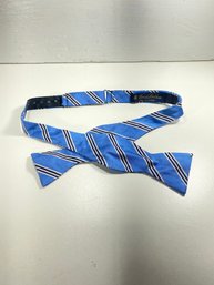 Men's Brooks Brothers Blue Striped Adjustable Bow Tie