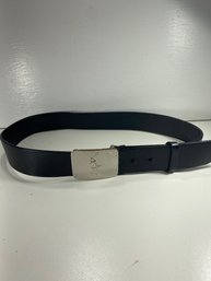Men's Polo Ralph Lauren Black Leather Belt Size 32/80