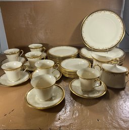 Lenox 38 Piece Set Of Eclipse Dishes-plates, Cups,and More