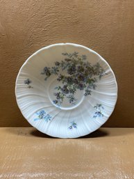 6.5' Limoges ' Gabrielle' Blue Floral Decorative Plate Saucer