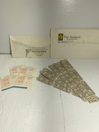 Vintage Goodspeed Opera House Ticket Stubs And Arcade Tickets