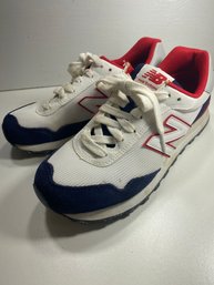 Men's New Balance 515 Red, White, And Blue Sneaker Shoes Size 8