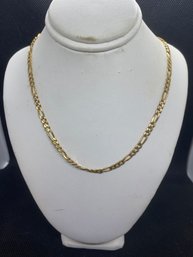 Men's 14K Gold 10' Chain Necklace Made In Italy