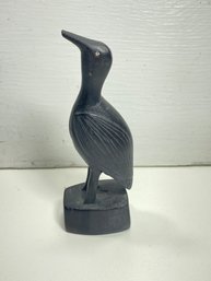 5' Carved Wooden Bird Figurine