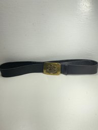 Men's Ralph Lauren Black Leather Belt Size Medium