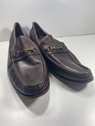 Men's Cole-haan Size 12 Brown Loafer Dress Shoes