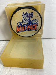 Hartford Wolfpack Hockey Puck With Case