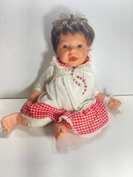 Vintage 1997 Lee Middleton Reva Signed Weighted Baby Doll 18'