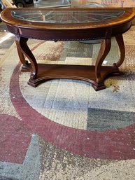 Rounded Accent Foyer Table