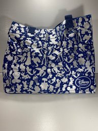 Disney Store Blue And Silver Tone Character Toe Bag