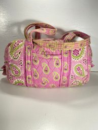 Vera Bradley Pink Paisley Handbag Purse