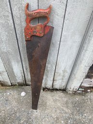 Vintage Warranted Superior 30' Hand Saw Tool