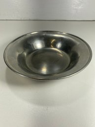 6' Hanle V Debler Pewter Bowl Dish