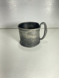 Reed And Barton Silver Plate Etched Baby Cup Marked ' 1875'