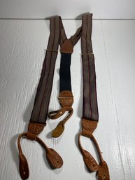 Men's G.A.S Germany Adjustable Multi Colored Suspenders