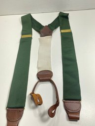 Men's Brooks Brothers Green Adjustable Suspenders