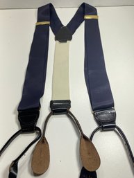 Men's Brooks Brothers Navy Blue Adjustable Suspenders