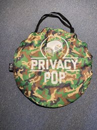 Camouflage  Privacy Pop Up Tent With Case