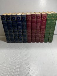 Set Of 11 J.J Little  Ives Library Hardcover Books 1945- 1953