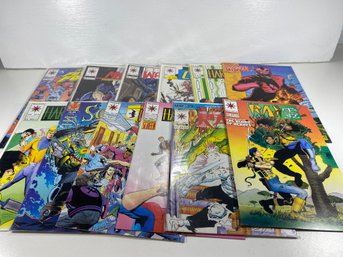 Lot Of 12 Valiant Comic Books Harbinger, Rai, And More