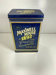 Vintage Maxwell House Tin Container