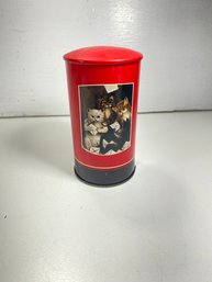 Vintage Elite Tin Cat Post Office Coin Bank