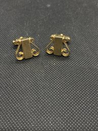 Mens Anson Gold Tone Cuff Links