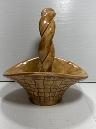Ceramic Decorative Basket Bowl
