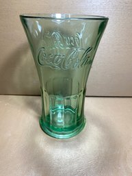 Green Colored Glass Coca-cola Cup