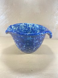 Bennington Pottery Blue Agate Mixing Bowl