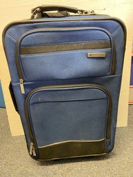 Protege Blue Rolling Carry On Suitcase