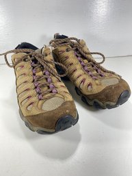 Women's Oboz Brown Hiking Sneaker Shoes Size 10 (?)