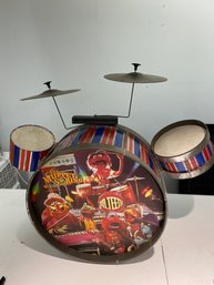 Vintage Noble And Cooley 1977 The Muppet Sound Children's Drum Set