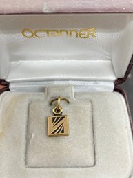 New O. C Tanner 10K 1/10 Gold Pendant Charm