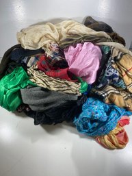 Large Lot Of 28 Various Women's Scarves  In Various Styles, Brands, And Sizes