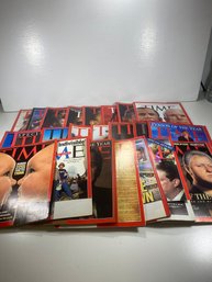 Lot Of 23 Time Magazines Circa 1995-2008