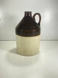 2 Tone Brown And Tan Bottle Jug