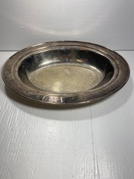 WM Rogers Silver Plate Serving Platter Bowl