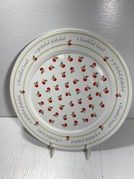 12' Hallmark Apple Thankful Platter Plate