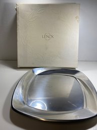 Lenox Aero Square Platter Serving Tray With Box