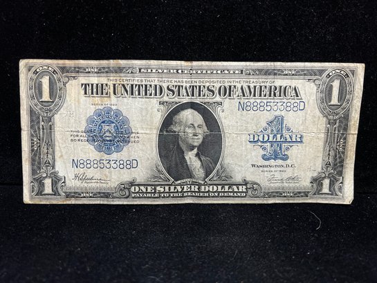 Series 1923 Speelman White $1 Silver Certificate - Good Condition