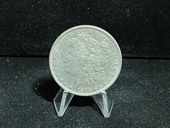 1879 P Morgan Silver Dollar - Almost Uncirculated