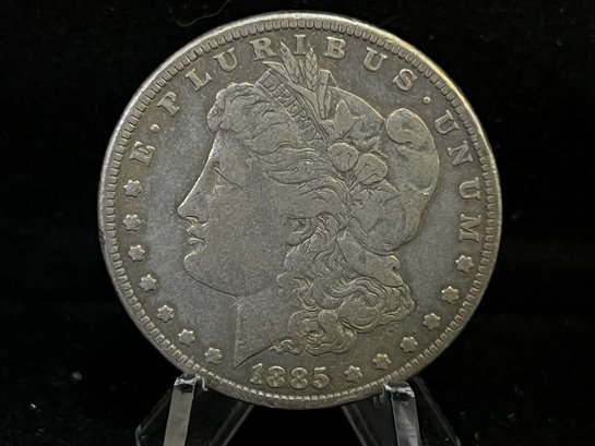 1885 P Morgan Silver Dollar - Very Fine