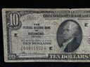 1929 $10 National Currency Chase Bank Of Richmond Virginia - Very Good