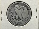 1923 S Walking Liberty Silver Half Dollar - Good