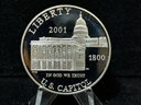 1994 US Mint US Capitol Commemorative Silver Proof Coin - Original Box And COA