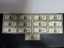 $28 Face Value Lot Of $1, $2, And $5 Bills