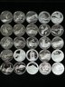 $10 Face Roll Of 40 Washington 90 Percent Silver Quarters - Proof - Mixed Variety