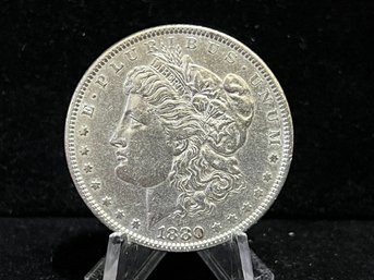 1880 Morgan Silver Dollar Average Circulated
