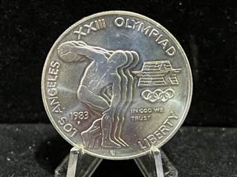 1983 P Olympic Commemorative  Uncirculated Silver Dollar